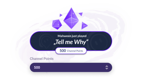 Customize the Channel Points Amount & the Stream Animation